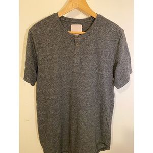 Knit Longline Henley Tee